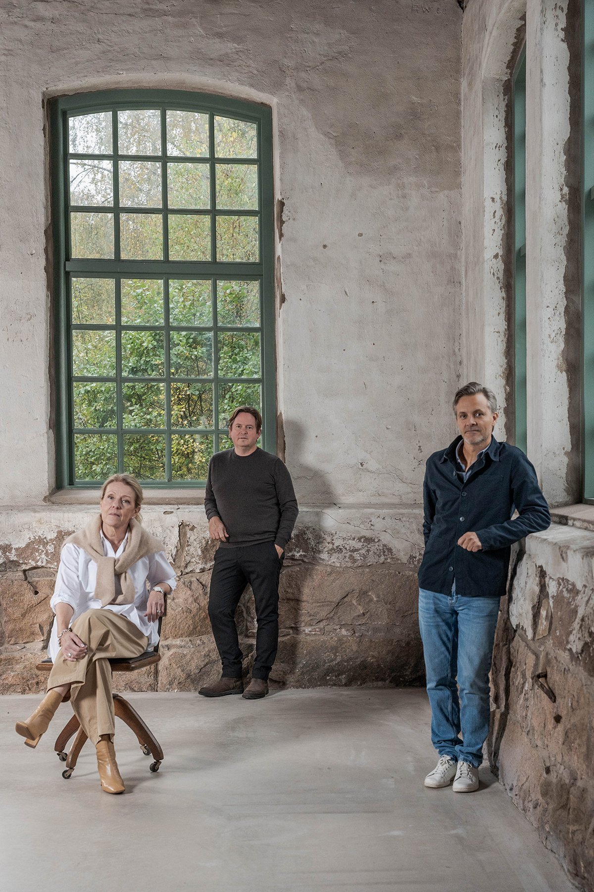 Produktcheferne Johan Körner, Mia Larsson og Calle Johansson