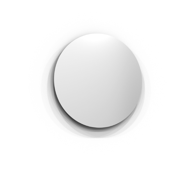 Valje spejl rund
