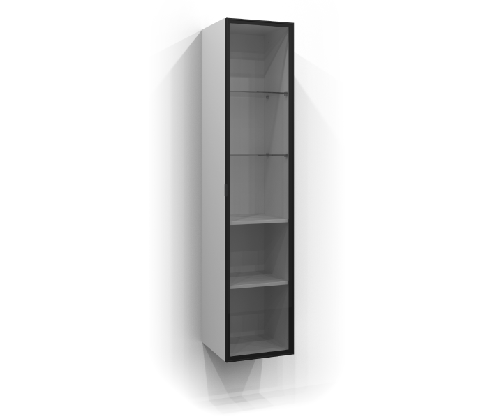 Højskab 160x35 vitrine