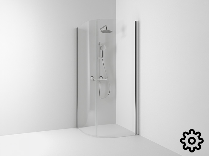 Skoga hjørnebruser halvrund reservedele