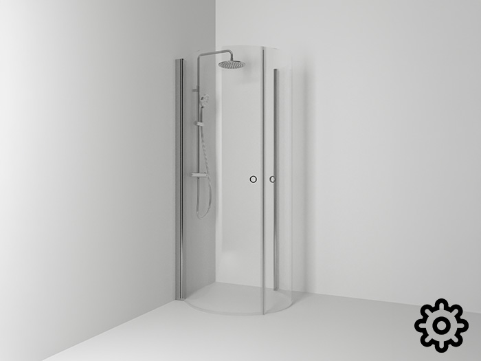 Skoga hjørnebruser rund reservedele