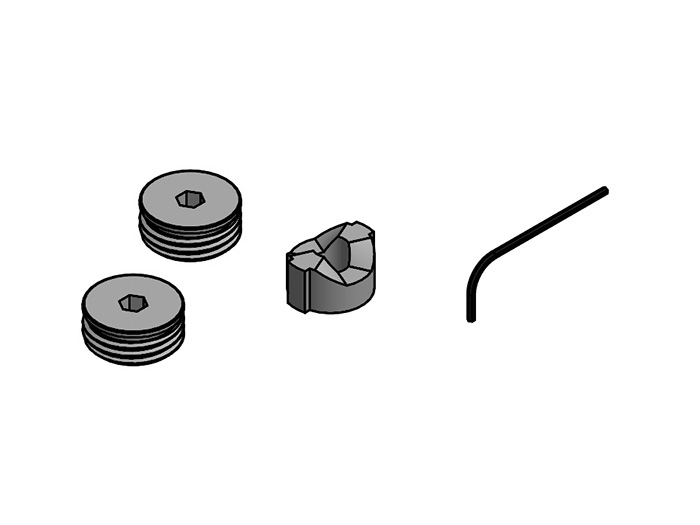 Løftehængsel foldedør, mat